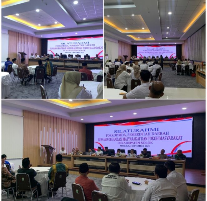 
					Amankan Situasi Daerah, Pemkab Solok Gelar Silaturahmi Forkopimda, Pemerintah Daerah, Organisasi Masyarakat dan Tokoh Masyarakat Kabupaten Solok