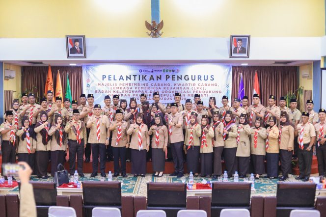 
					Pengurus Mabicab dan Kwarcab Pramuka Kepulauan Meranti Dikukuhkan