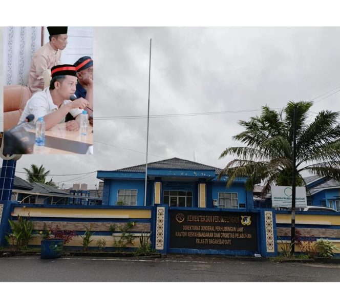 
					Ketua GPM Rokan Hilir minta Kementrian Perhubungan Republik Indonesia Wilayah Riau Copot Kepala KSOP Kls IV Bagansiapiapi