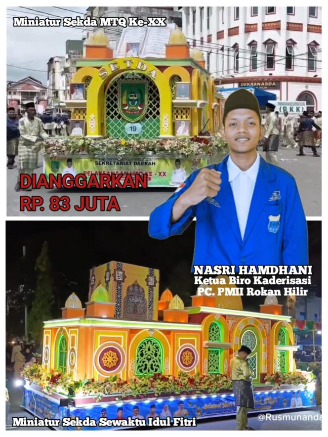 
					Dibalik Megahnya MTQ KE-XX Tingkat Kabupaten Rokan Hilir Tahun 2025, Terpantau Pemborosan APBD Di OPD Sekda Rohil
