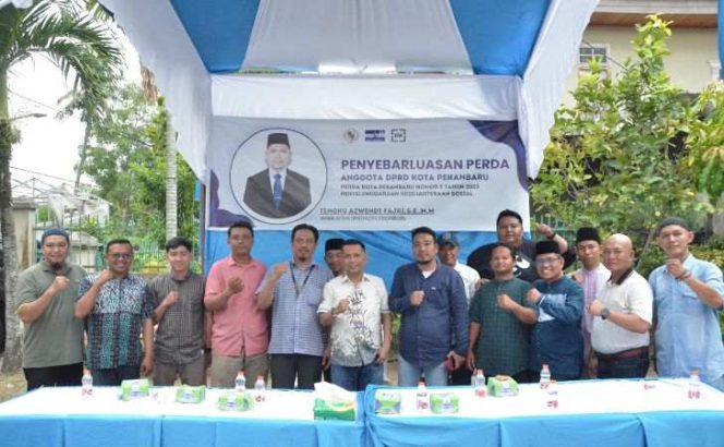 
					Wakil Ketua DPRD Pekanbaru Tengku Azwendi Fajri Paparkan Perda Nomor 3 Tahun 2023 Kepada Masyarakat Sail.