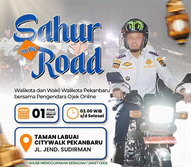 
					Walikota Pekanbaru Agung Nugroho Akan Gelar Sahur On The Road dengan 1.500 Driver Ojek Online.