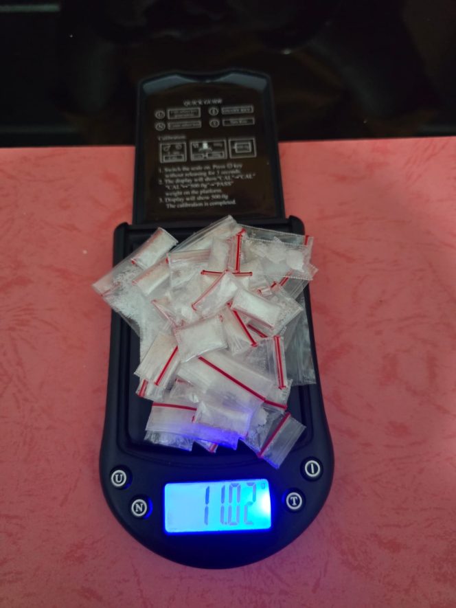 
					Grebek Transaksi di Kebun Sawit, Polsek Pujud Amankan Puluhan Paket Sabu Siap Edar