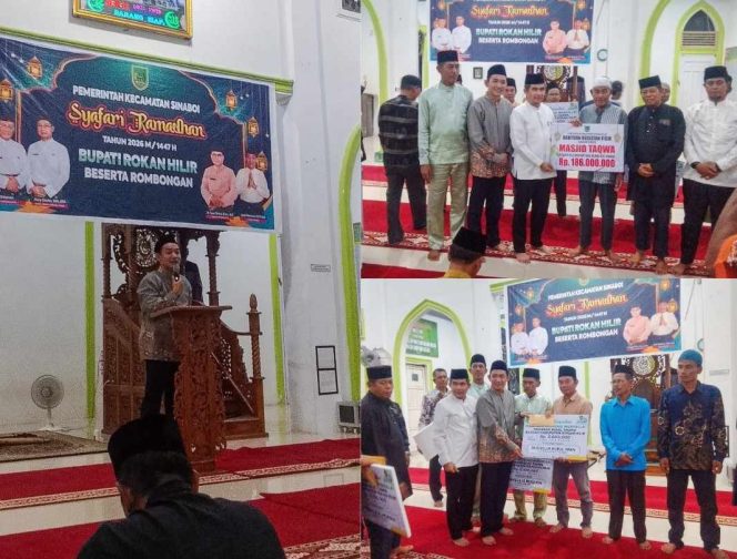 
					Camat Sinaboi Andri Munawar Hadiri Safari Ramadhan di Masjid An-Nur Sinaboi