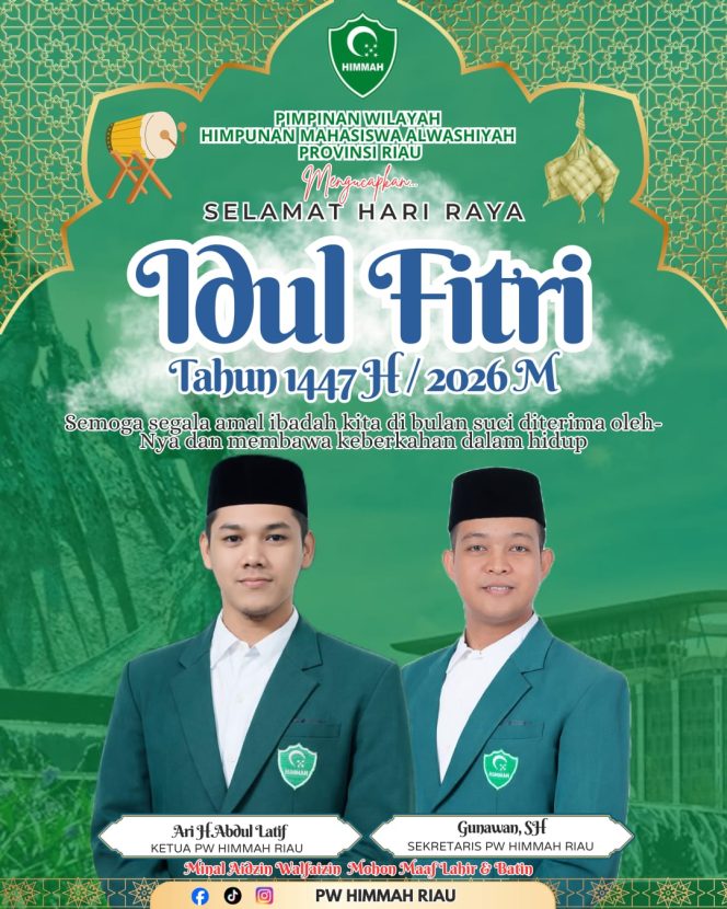 
					Jelang Idul Fitri, PW HIMMAH Riau: Mahasiswa dan Pemuda Garda Penjaga Ukhuwah di Bumi Lancang Kuning