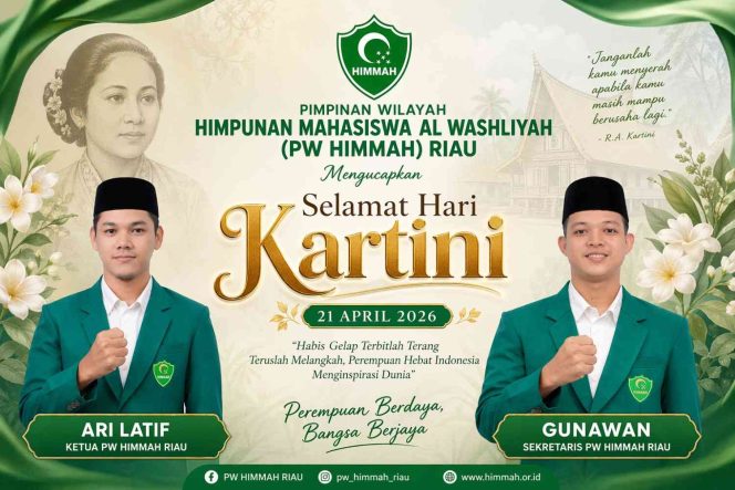 
					PW HIMMAH Riau Gaungkan Semangat Emansipasi Di Hari Kartini 2026