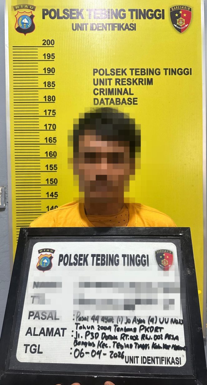 
					Berjung Kekerasan Polsek Tebing Tinggi Respon Cepat Amankan Pelaku KDRT 